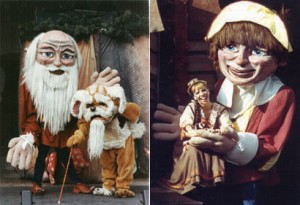 Rip Van Winkle, giant puppet show from Bits 'N Pieces Puppet Theatre