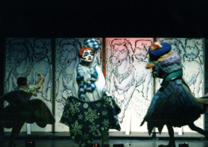 GIANT Puppet Show - Princess Thimbelina and Ice Queen stageshot